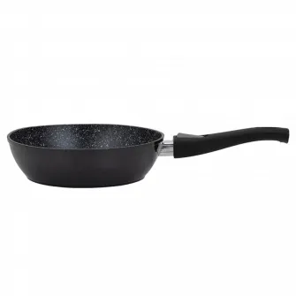 Tigaie adanca RESTO 93014, 28cm, Negru