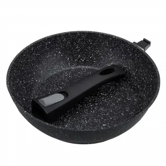 Tigaie adanca RESTO 93041, 26cm, Negru