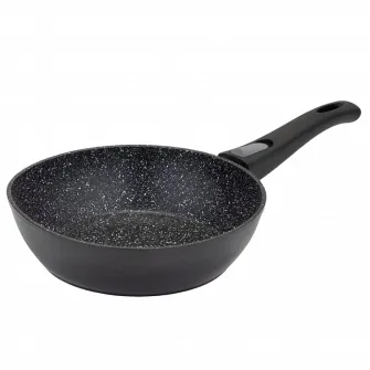 Tigaie RESTO 93012, 24cm, Negru