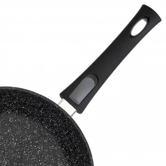 Tigaie RESTO 93012, 24cm, Negru