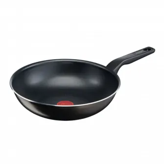 Tigaie WOK Tefal C3841953, 28cm, Negru