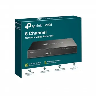 TP-Link VIGI NVR1008H, 8 Channel Network Video Recorder