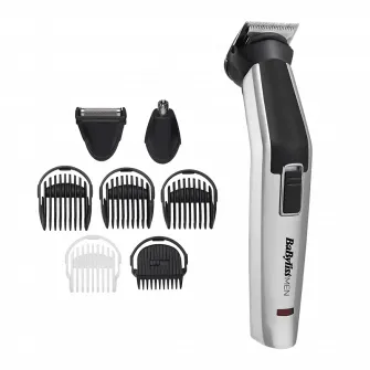 Мужской Триммер BaByliss 8-in-1 Titanium Multi Trimmer MT726E, Серебристый | Черный