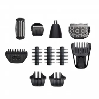 Мужской Триммер BaByliss 11-in-1 Carbon Titanium Multi Trimmer MT860E, Чёрный