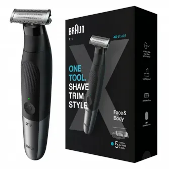 Trimmer pentru barbati Braun Series X XT5100, Negru