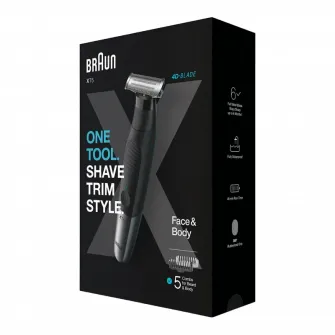 Trimmer pentru barbati Braun Series X XT5100, Negru