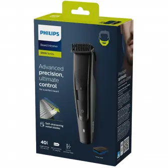 Trimmer pentru barbati Philips BT5515/70, Negru