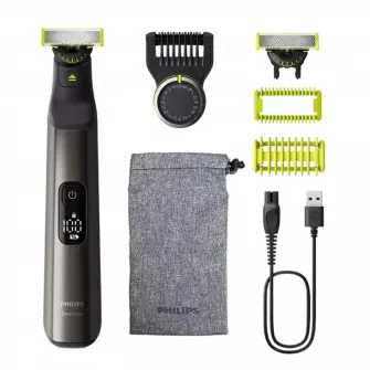Trimmer pentru barbati Philips QP6552/15, Otel inoxidabil
