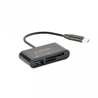 Type-C Card Reader USB,SD, TF (microSD) Gembird 