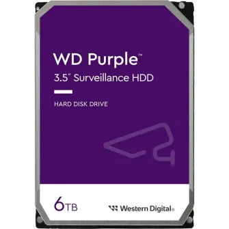 Unitate HDD Western Digital WD Purple, 3.5'', 6 TB