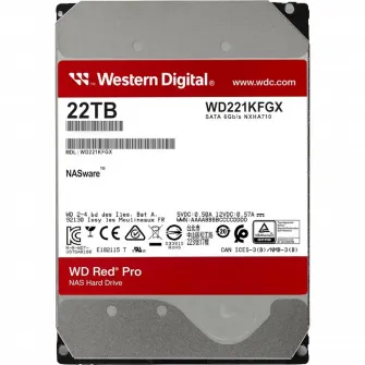 Unitate HDD Western Digital WD Red Pro, 3.5, 22 TB WD221KFGX