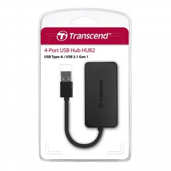 USB-концентратор Transcend HUB2, Чёрный