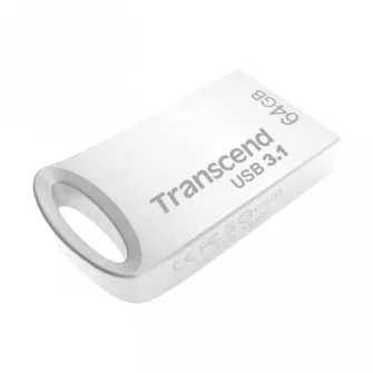 USB Flash накопитель Transcend JetFlash 710, 64Гб, Серебристый
