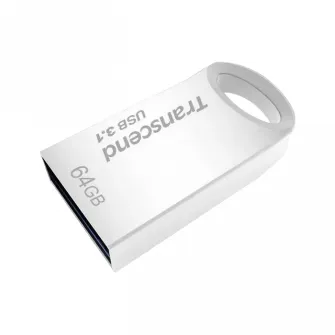 USB Flash накопитель Transcend JetFlash 710, 64Гб, Серебристый