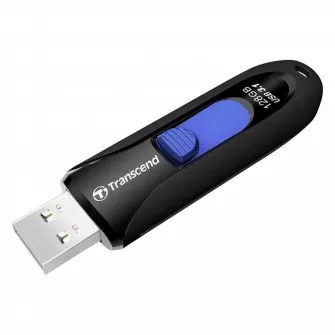 USB Flash накопитель Transcend JetFlash 790, 128Гб, Чёрный/Синий