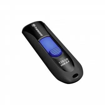USB Flash накопитель Transcend JetFlash 790, 128Гб, Чёрный/Синий