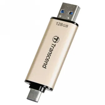 USB Flash накопитель Transcend JetFlash 930C, 128Гб, Золотистый