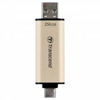 USB Flash накопитель Transcend JetFlash 930C, 256Гб, Золотистый