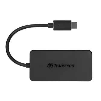 USB-концентратор Transcend HUB2C, Чёрный
