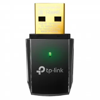 USB2.0 Mini Wireless AC Dual Band LAN Adapter TP-LINK Archer T2U, 600Mbps