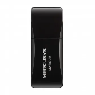 USB2.0 Mini Wireless N LAN Adapter MERCUSYS MW300UM, 300Mbps