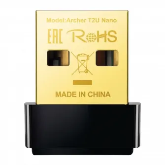 USB2.0 Nano Wireless AC Dual Band LAN Adapter TP-LINK Archer T2U Nano, 600Mbps
