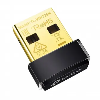 USB2.0 Nano Wireless N LAN Adapter TP-LINK TL-WN725N, 150Mbps