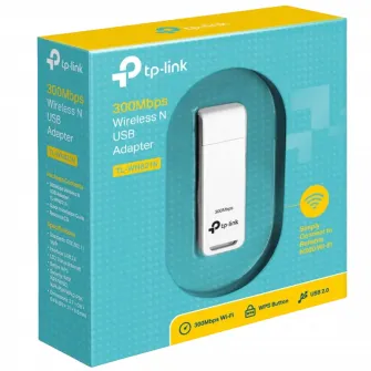 USB2.0 Wireless N LAN Adapter TP-LINK TL-WN821N, 300Mbps