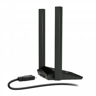 USB3.0 High Gain Wireless AC Dual Band LAN Adapter TP-LINK Archer T4U Plus, 1300Mbps, MU-MIMO,5dBi