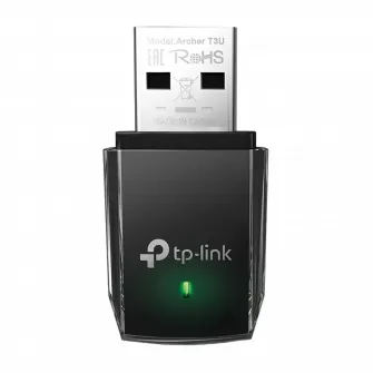 USB3.0 Mini Wireless AC Dual Band LAN Adapter TP-LINK Archer T3U, 1300Mbps, MU-MIMO