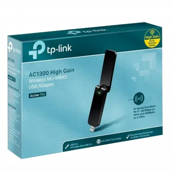 USB3.0 Wireless AC Dual Band LAN Adapter TP-LINK Archer T4U, 1300Mbps. MU-MIMO