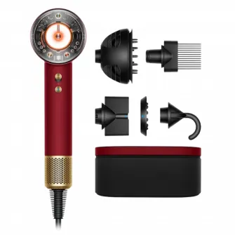 Uscator de par Dyson Supersonic Nural HD16, 1600W, Red Velvet | Gold