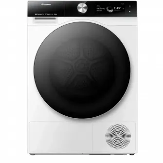 Uscator de rufe Hisense DH7S107BW, 10kg, Alb