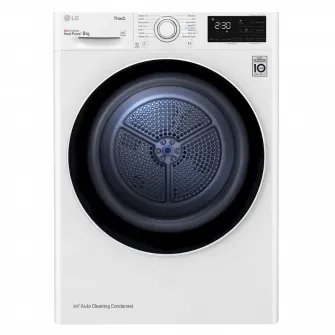 Uscator de rufe LG RH80V3AV6N, 8kg, Alb