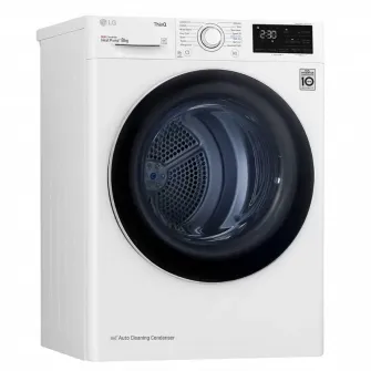 Uscator de rufe LG RH80V3AV6N, 8kg, Alb