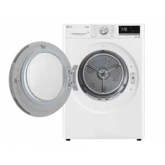 Uscator de rufe LG RH90V9AV4N, 9kg, Alb