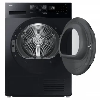 Uscator de rufe Samsung DV90DG52A0ABLE, 9kg, Negru