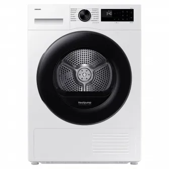 Uscator de rufe Samsung DV90DG52A0AELE, 9kg, Alb