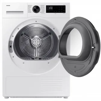 Uscator de rufe Samsung DV90DG52A0AELE, 9kg, Alb