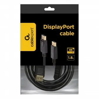 Видео кабель Cablexpert CC-DP2-6, DisplayPort (M) - DisplayPort (M), 1,8м, Чёрный