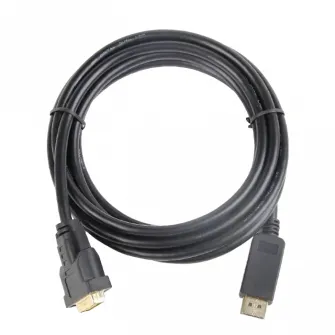 Видео кабель Cablexpert CC-DPM-DVIM-6, DisplayPort (M) - DVI-D (M), 1,8м, Чёрный