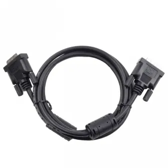 Видео кабель Cablexpert CC-DVI2-BK-6, DVI-D (M) - DVI-D (M), 1,8м, Чёрный