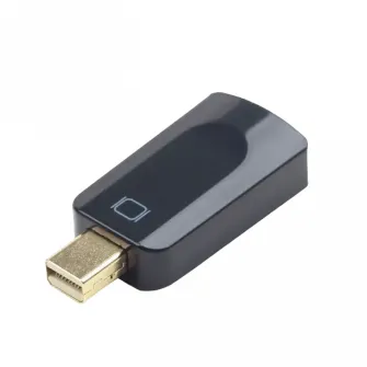 Видеоадаптер Cablexpert A-mDPM-HDMIF-01, MiniDP (M) - HDMI (F), Чёрный