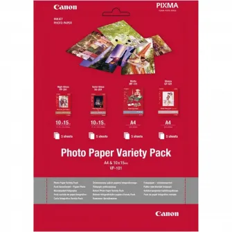 VP101S A4, Photo Paper Variety Pack A4 & 10 x 15cm