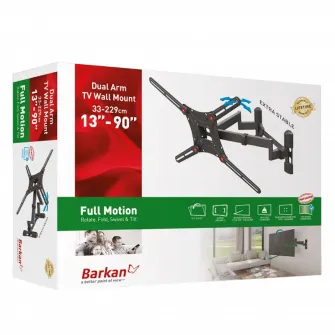 Wall Mount Barkan ''BM464L'' Black 13