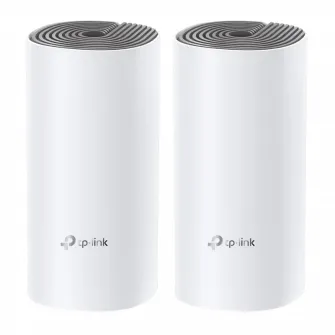 Whole-Home Mesh Dual Band Wi-Fi AC System TP-LINK, Deco E4(2-pack), 1200Mbps, MU-MIMO, up to 260m2