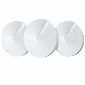 Whole-Home Mesh Dual Band Wi-Fi AC System TP-LINK, Deco M5(3-pack), 1300Mbps, MU-MIMO, Gbit, BT