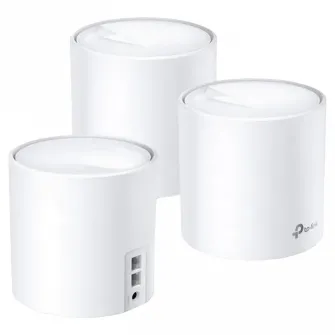 Whole-Home Mesh Dual Band Wi-Fi AX System TP-LINK, Deco X20(3-pack), 1800Mbps, MU-MIMO, Gbit Ports