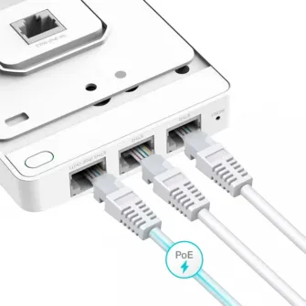 Wi-Fi AC Dual Band Access Point TP-LINK EAP235-Walll, 1200Mbps, Gbit Ports, MU-MIMO, Omada, PoE