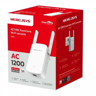 Wi-Fi AC Dual Band Range Extender/Access Point MERCUSYS ME30, 1200Mbps, 2xExt Ant Integr Pwr Plug